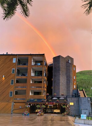 Front of property – evening/night