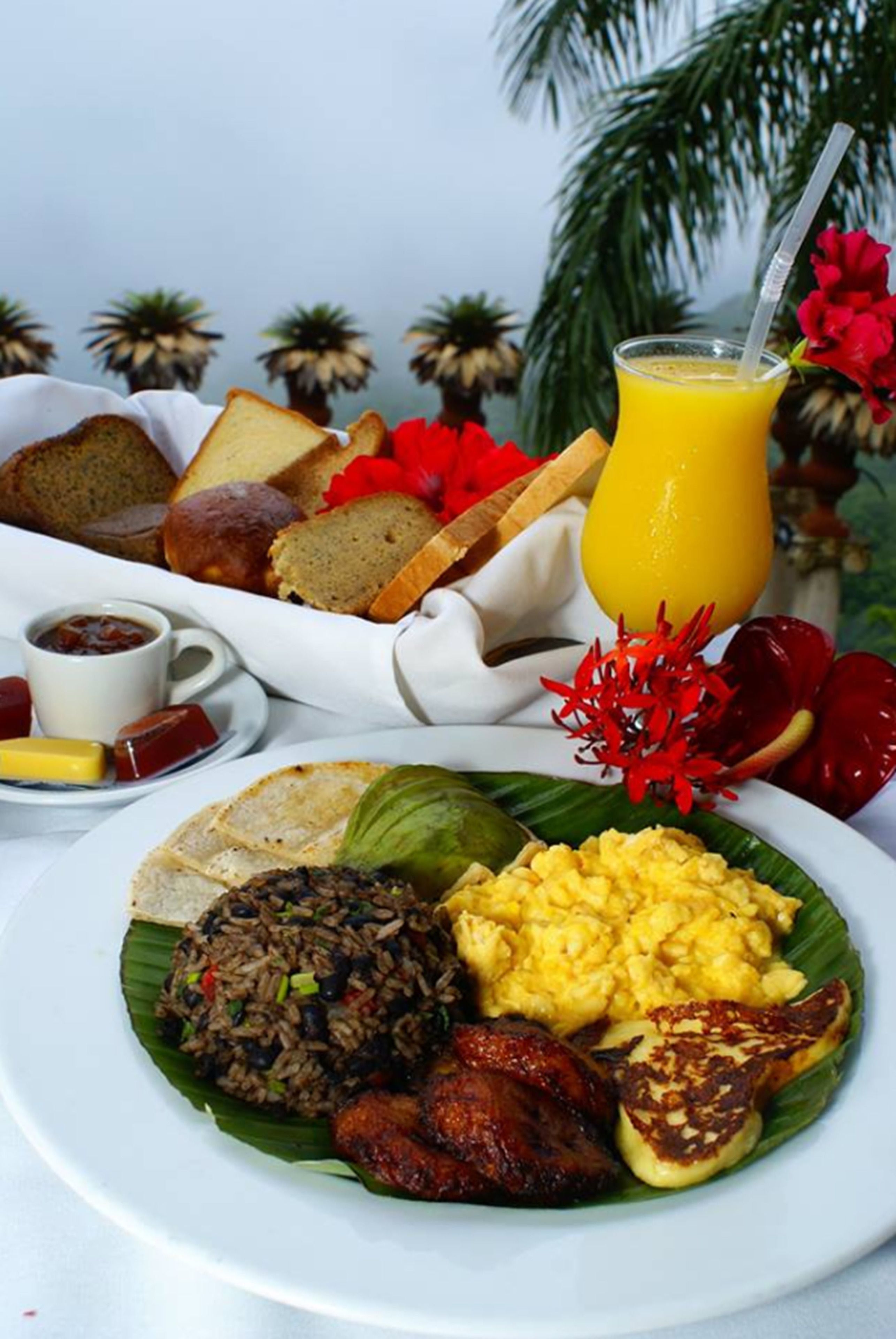 daily full breakfast (usd 18 per person)