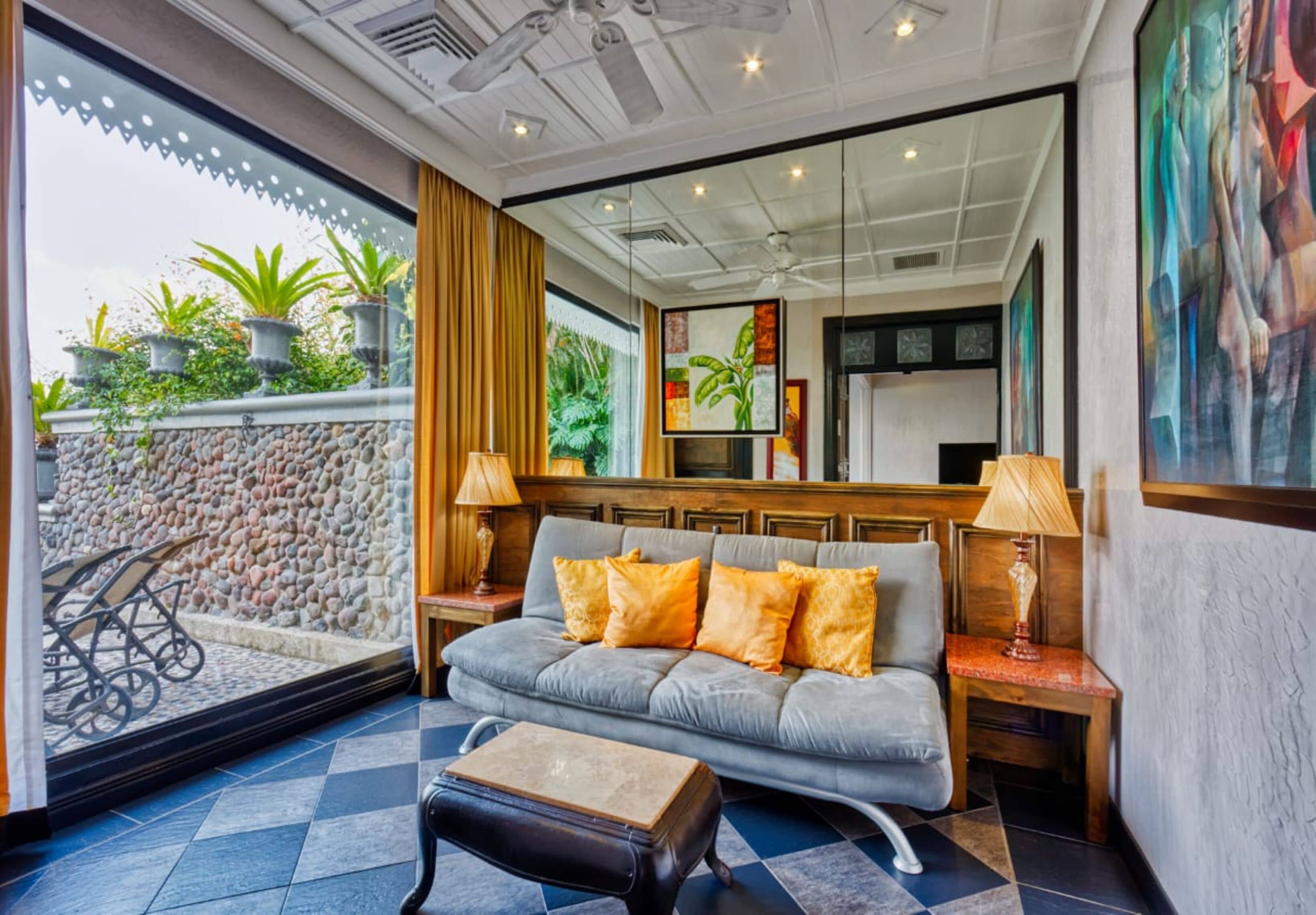 master suite | living area | lcd tv