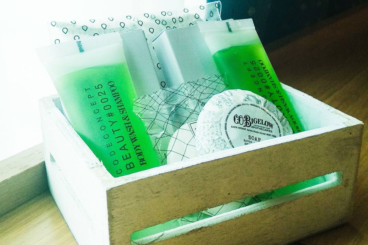 desk, blackout curtains, soundproofing, iron/ironing board