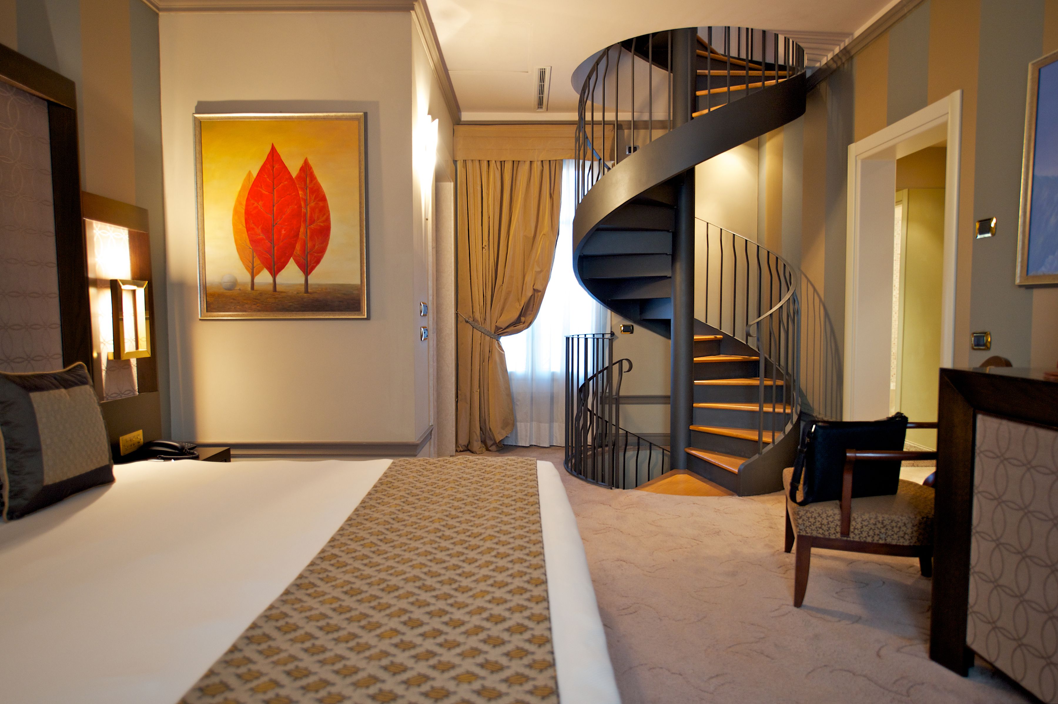 Suite Presidenziale | Biancheria da letto ipoallergenica, minibar, una cassaforte in camera