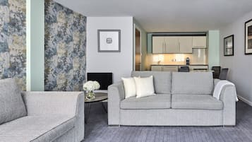 Pillow-top beds, in-room safe, desk, blackout curtains