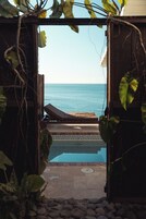 Romantic Cabin, 1 King Bed, Private Pool, Ocean View | Bathroom shower