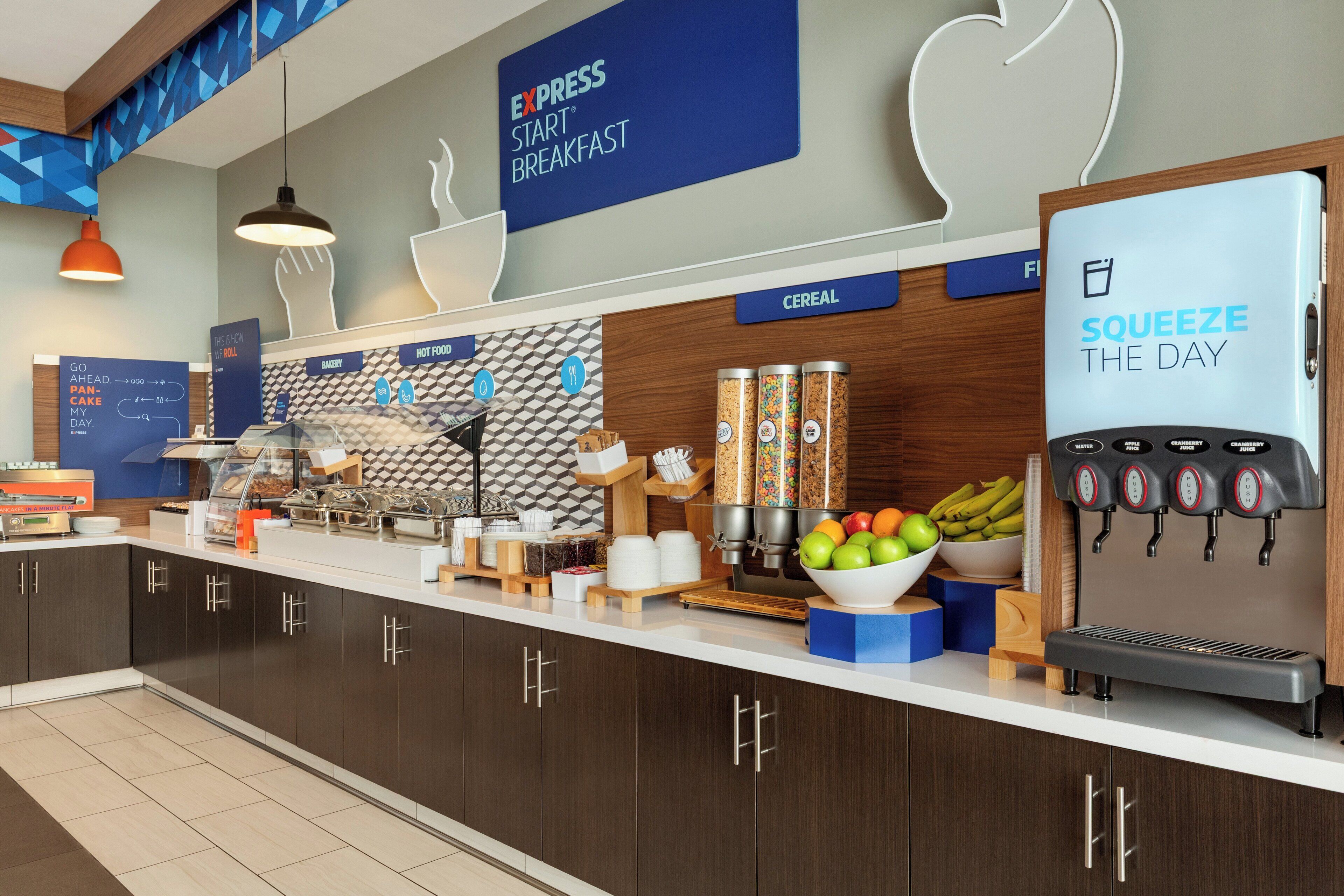 Free buffet breakfast