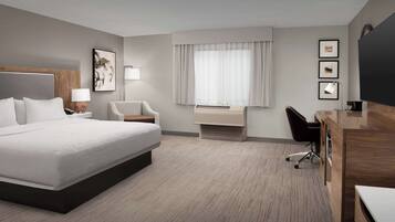 Room, 1 King Bed, Accessible, Non Smoking | Premium bedding, in-room safe, desk, iron/ironing board