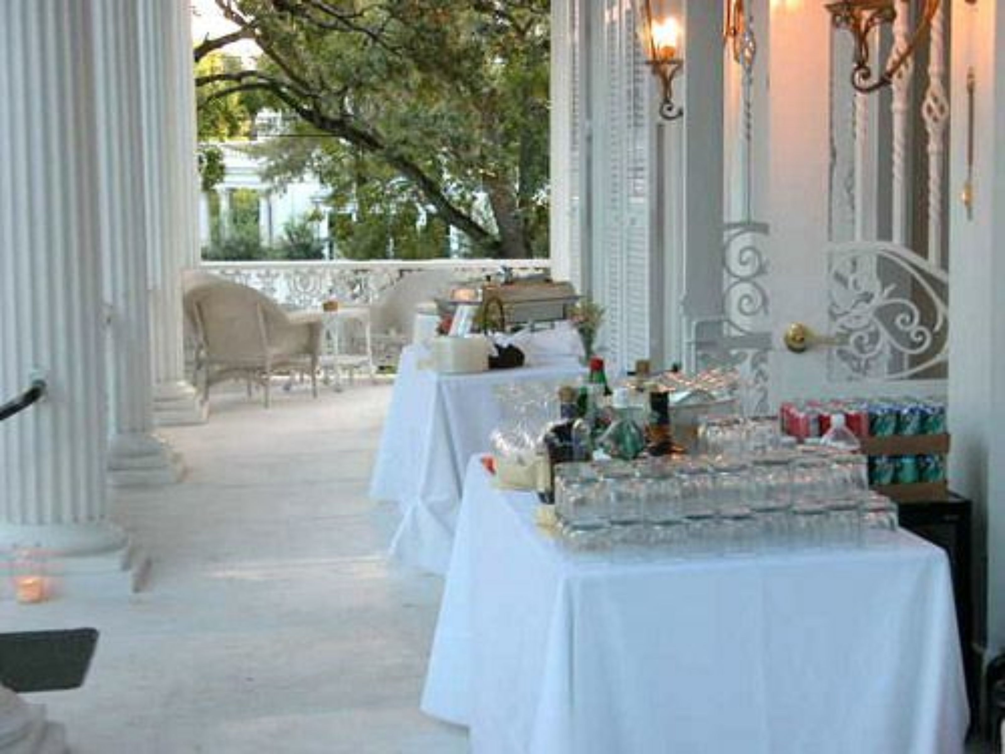 Utendørs bryllupsområde