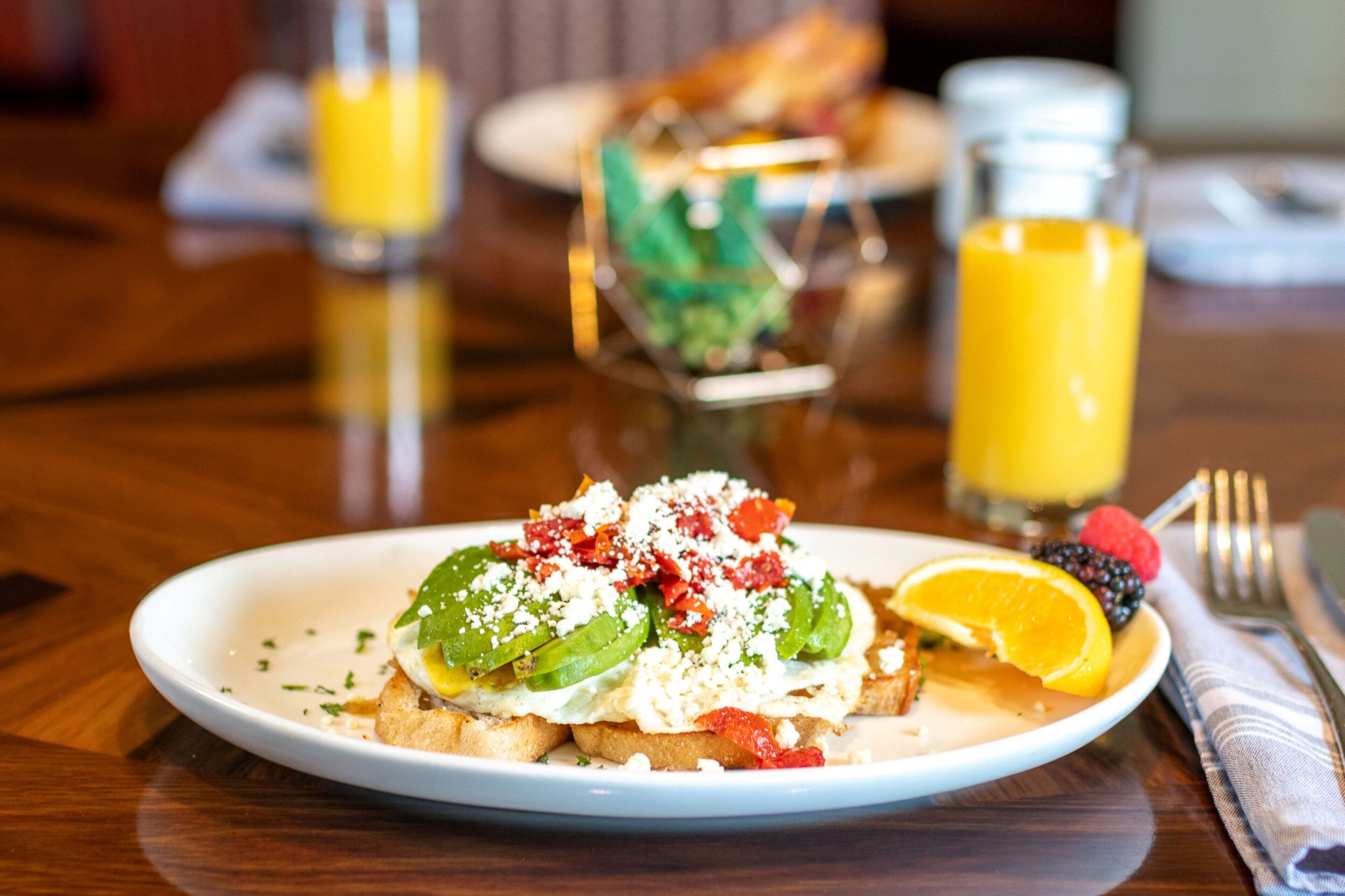 breakfast and dinner served