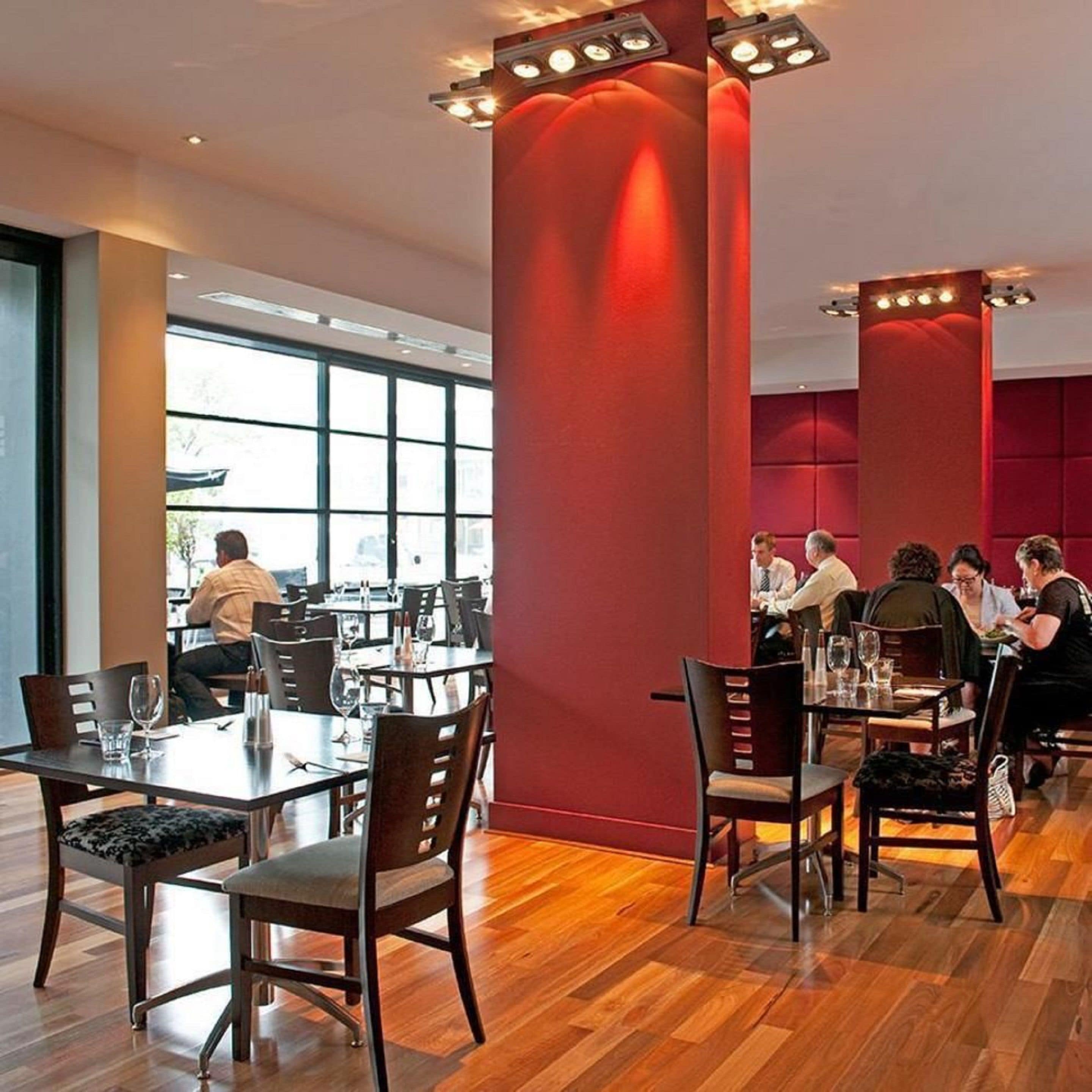 breakfast, lunch and dinner served