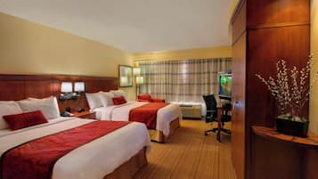 Premium bedding, individually furnished, desk, laptop workspace