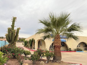 Fachada de la propiedad