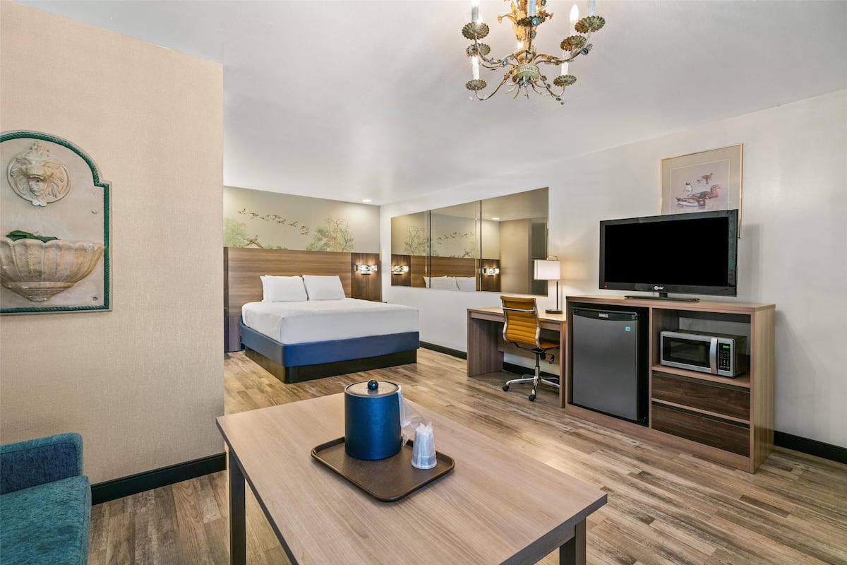 Suite, 1 letto king, non fumatori | 1 camera, con stile personalizzato, tende oscuranti, insonorizzazione