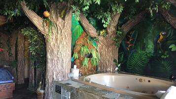 1 King Bed, Non Smoking, Jetted Tub Suite (Jungle, Cave, or 50s Theme) | View from room