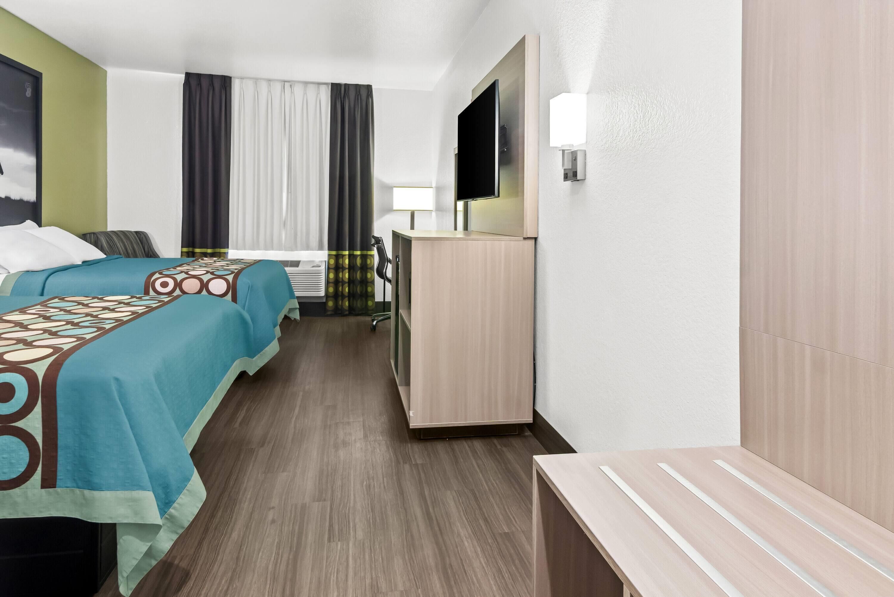 Standard Room, 2 Queen Beds | Desk, iron/ironing board, free cots/infant beds, rollaway beds