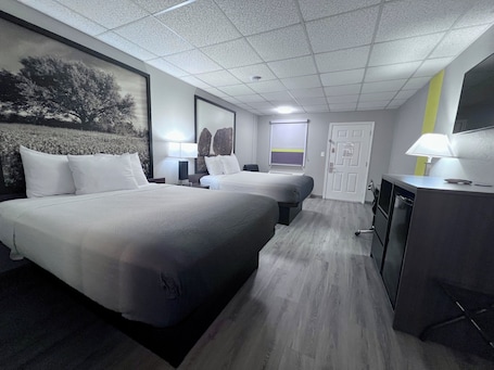 Standard Room, 2 Queen Beds | Desk, laptop workspace, iron/ironing board, free WiFi