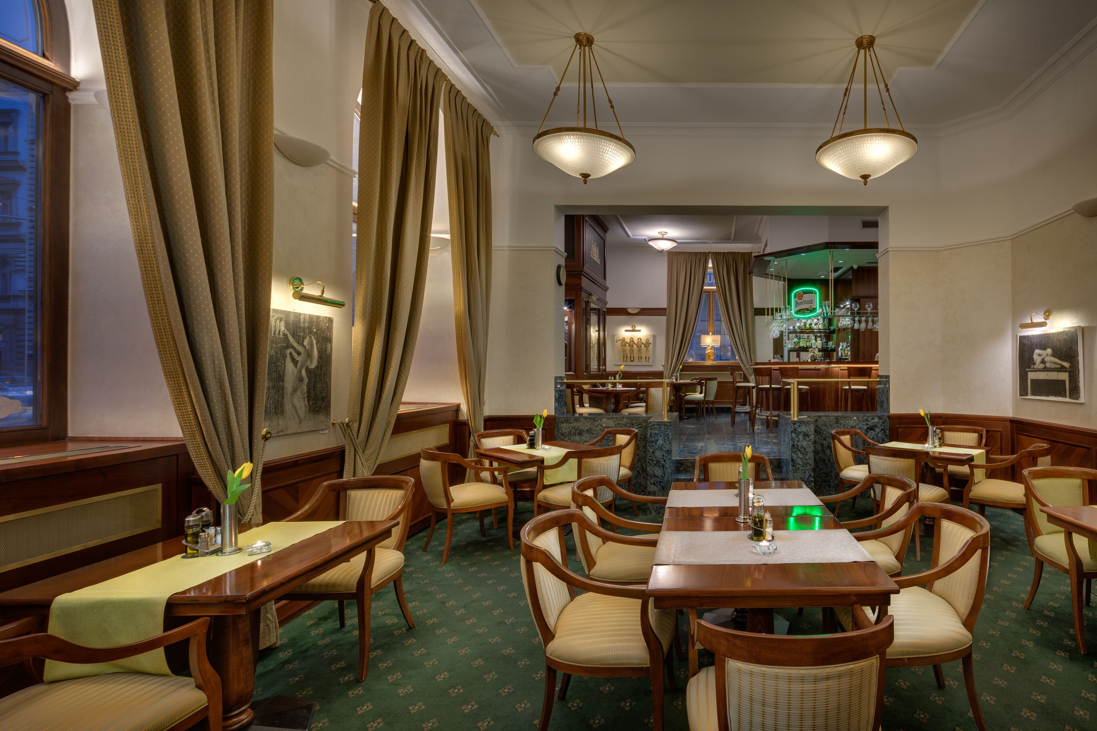 breakfast and dinner served