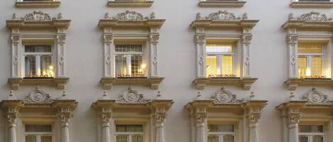 Majoituspaikan julkisivu