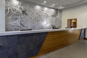 Concierge desk at Embassy Suites Boston Logan Airport