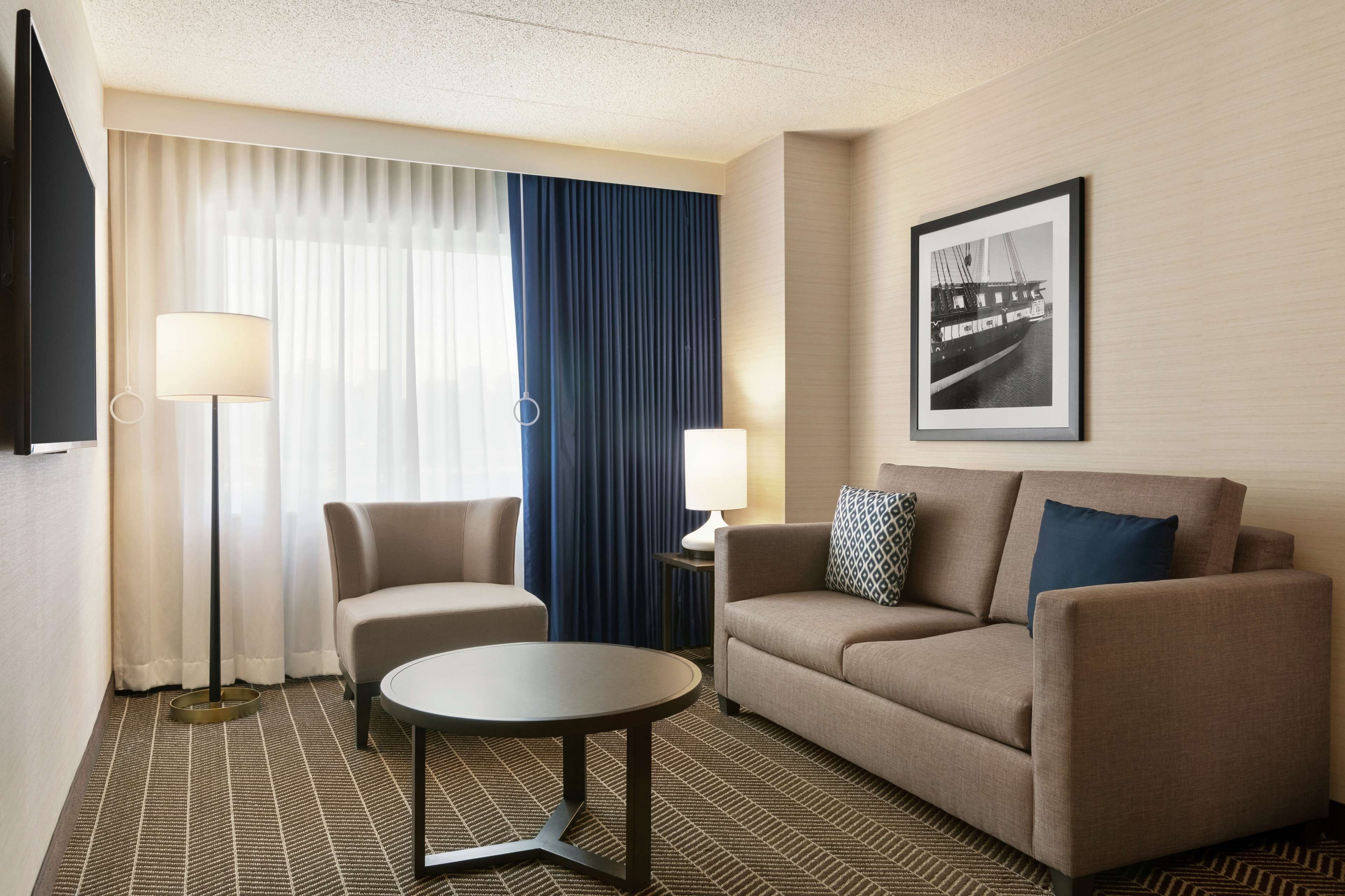 suite, 2 queen beds, accessible, bathtub | 1 bedroom, in-room safe, desk, blackout curtains