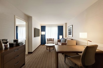 50-inch LCD TV with cable channels, Smart TV, MP3 dock at Embassy Suites Boston Logan Airport