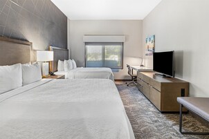 1 bedroom, desk, laptop workspace, iron/ironing board