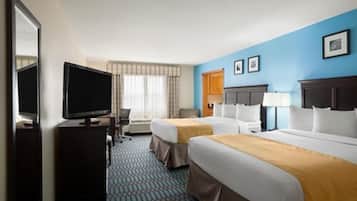 Premium bedding, in-room safe, desk, iron/ironing board