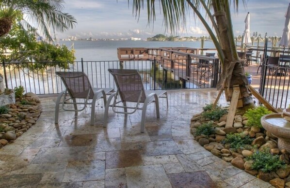 Room, 1 King Bed, Garden Area (Waterfront) | Balcony