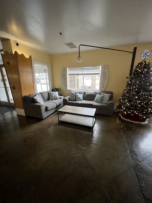 Lobby sitting area