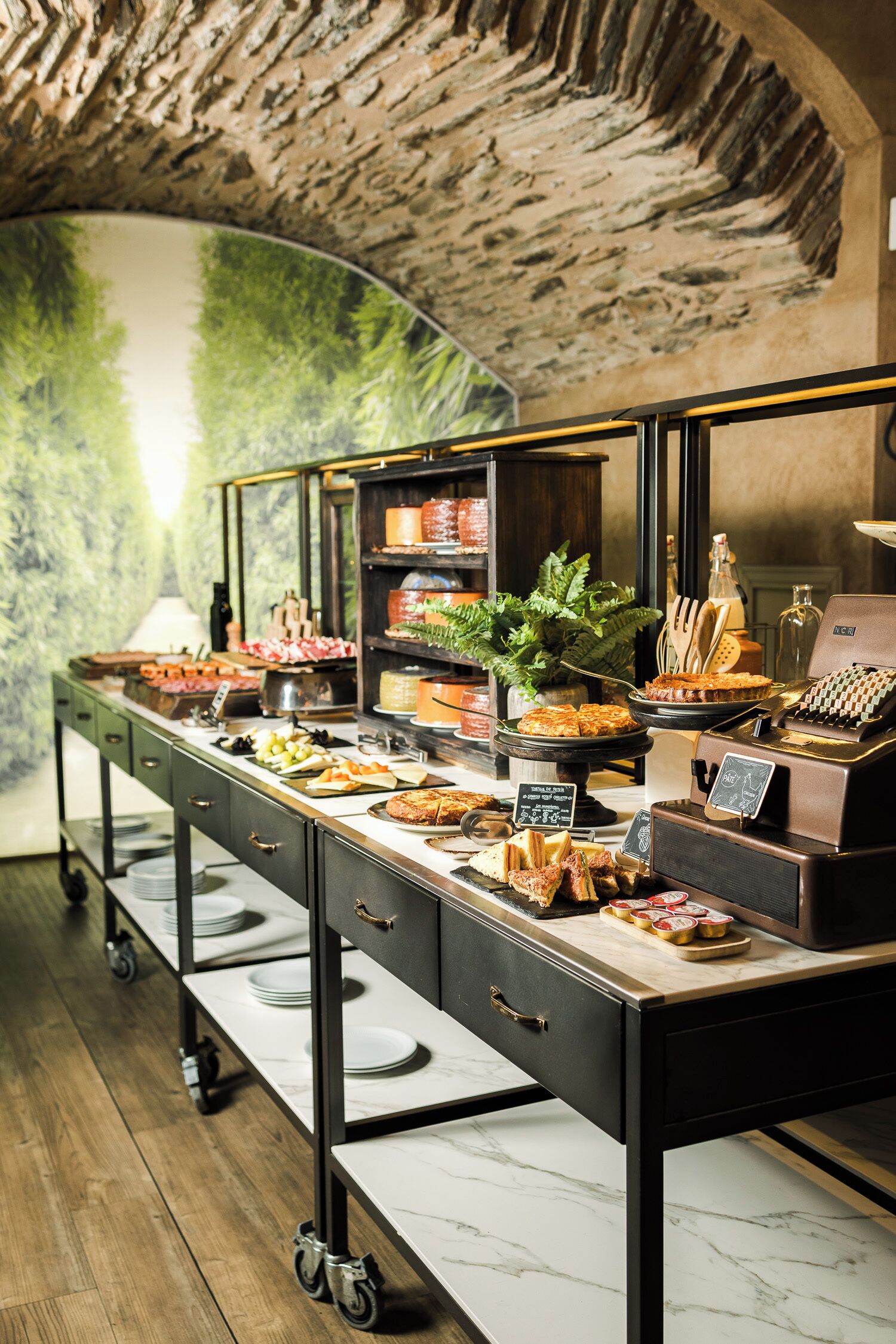 Daily buffet breakfast (EUR 26 per person)