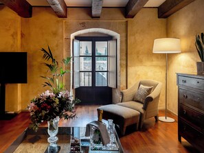 Suite presidencial | 1 habitación, ropa de cama de alta calidad y edredón 