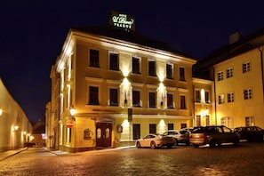 Front of property – evening/night