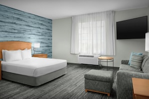 Literie de qualité, coffre-fort, bureau