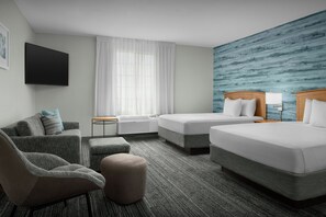 Estúdio, várias camas, para não fumantes | Roupas de cama premium, cofres nos quartos, escrivaninha