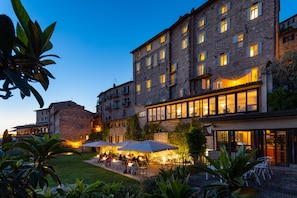 Front of property - evening/night