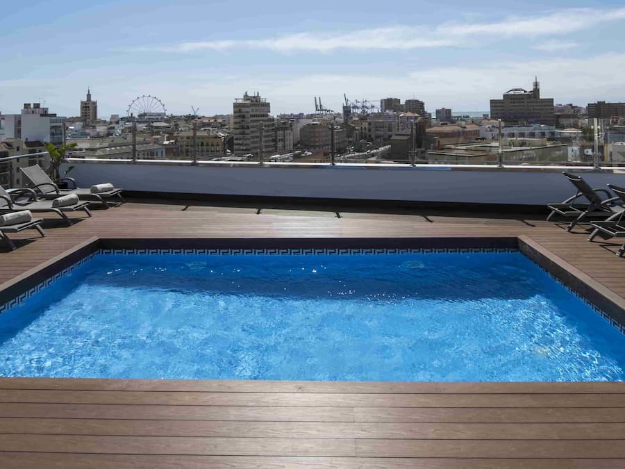 Seasonal outdoor pool