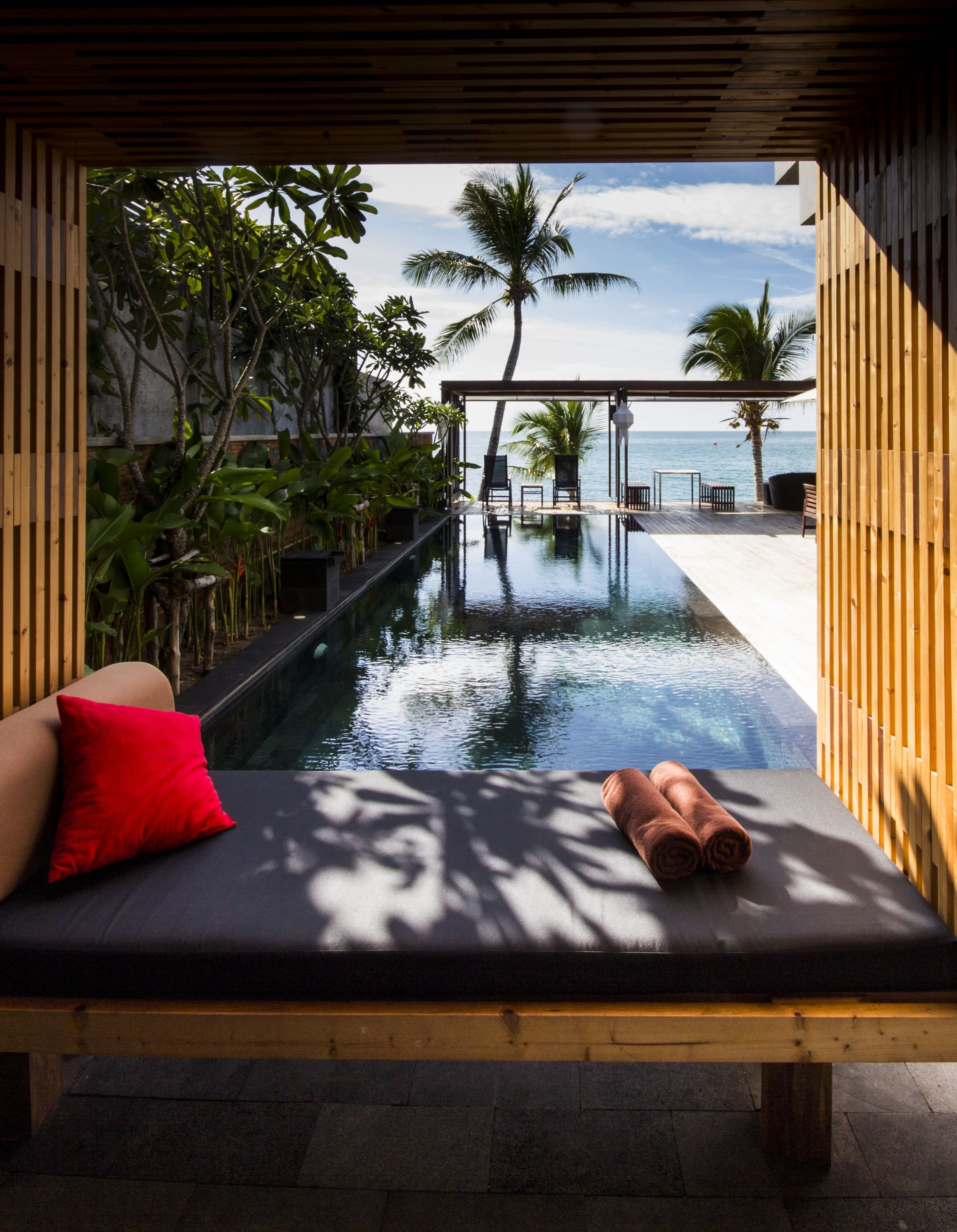 three bedroom beachfront pool residence | 1 bedroom, premium bedding, select comfort beds, in-room safe