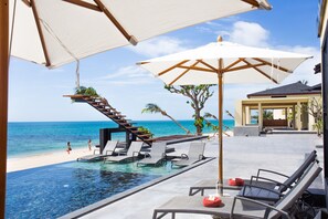 2 outdoor pools, open 7:00 AM to 8:00 PM, pool umbrellas, sun loungers - Pavilion Samui Villas & Resort (Koh Samui)