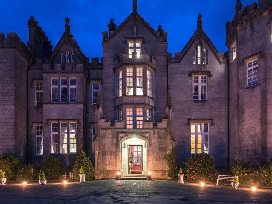 Front of property - evening/night