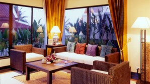 Villa, 2 Bedrooms, Private Pool | Living room | TV - Q Signature Samui Beach Resort (Koh Samui)