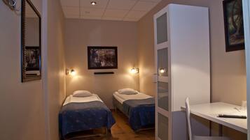 Iron/ironing board, cribs/infant beds, rollaway beds, free WiFi