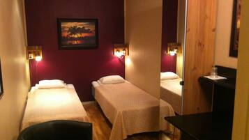 Iron/ironing board, cribs/infant beds, rollaway beds, free WiFi