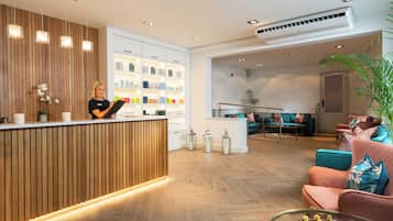 Couples treatment room(s), steam room, body treatments, aromatherapy
