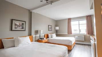 Standard Room, 2 Queen Beds | Desk, blackout drapes, iron/ironing board, free cribs/infant beds