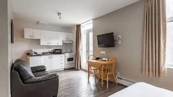 Desk, blackout drapes, iron/ironing board, free cribs/infant beds