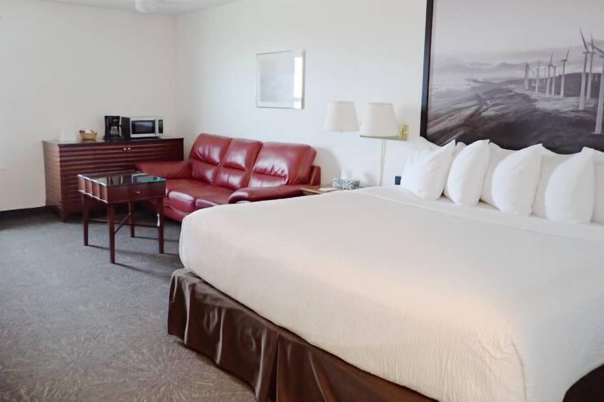 Desk, blackout curtains, soundproofing, cots/infant beds