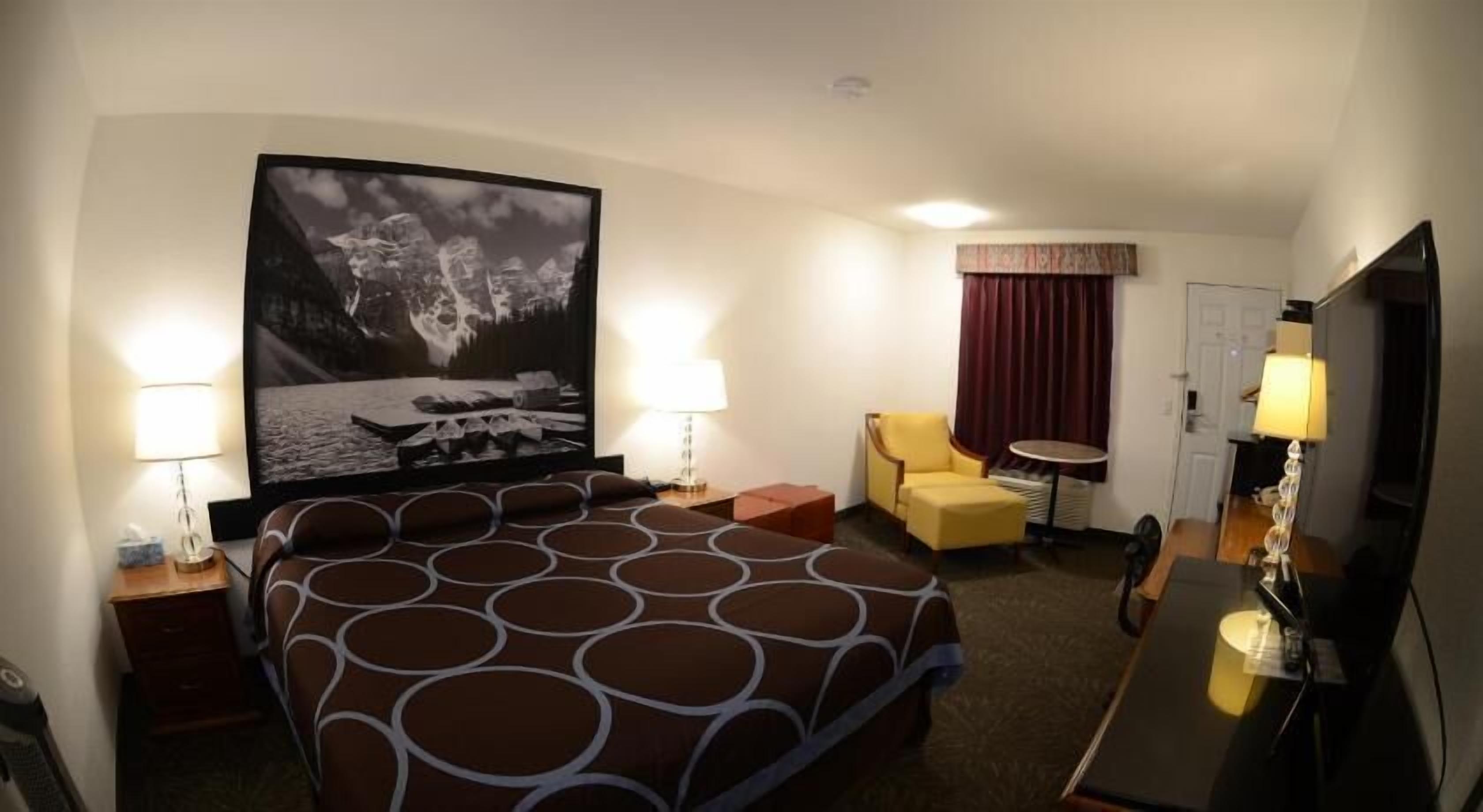 Desk, blackout curtains, soundproofing, cots/infant beds