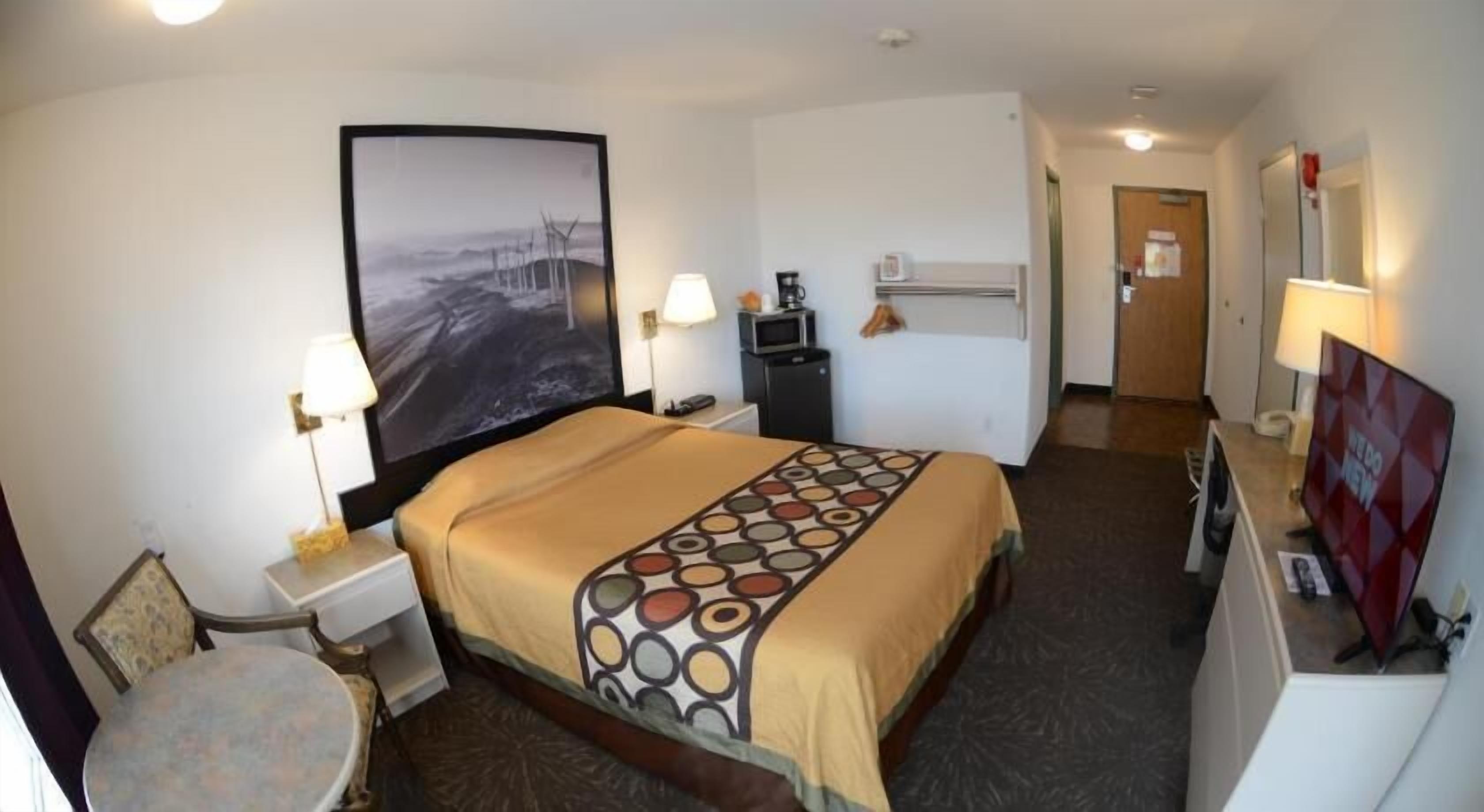 Desk, blackout curtains, soundproofing, cots/infant beds