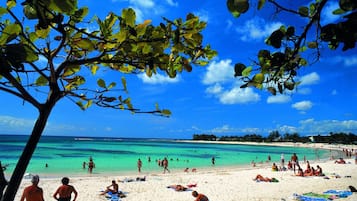 Vlak bij het strand