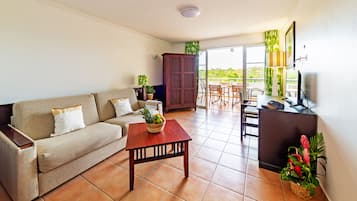 Appartement 6 personnes - 2 chambres - Terrasse | Living area