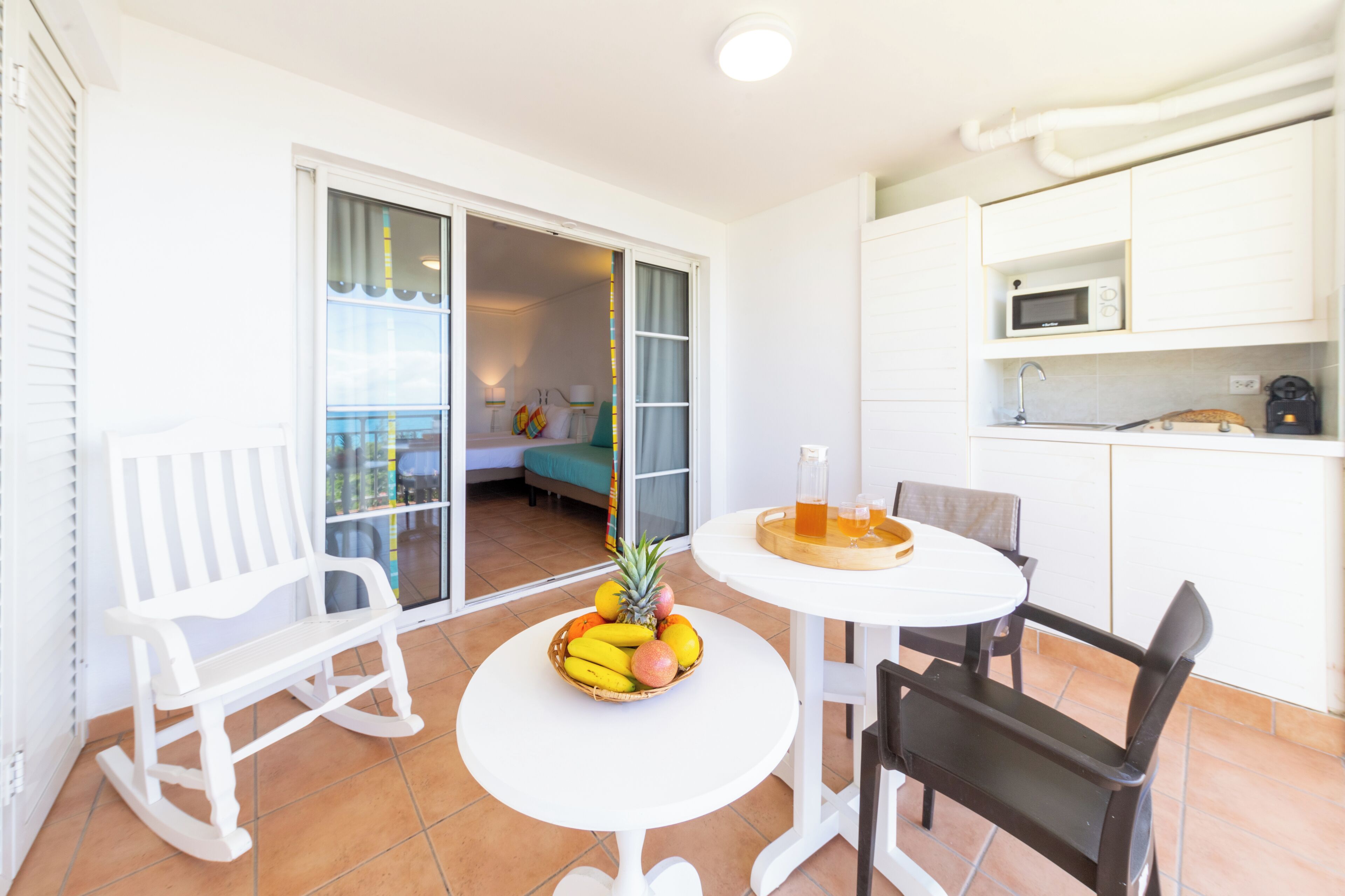 Studio 3 personnes - Terrasse - Vue - Quartier premium - Climatisé | Terras