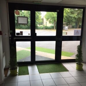 Interior entrance